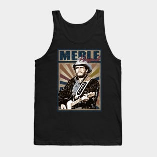 Merle Haggard /// Retro Style Country Music Tank Top